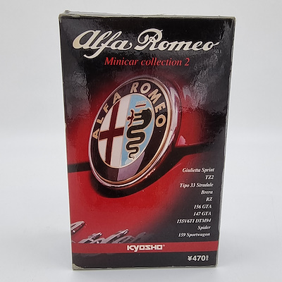 Kyosho 1/64 Alfa Romeo Brera Argento – Modellino Pressofuso Collezione, Usato
