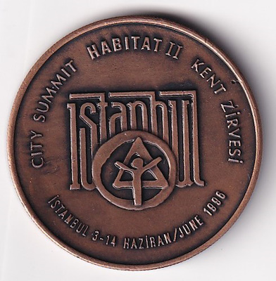 1996 Habitat-2 Kız Kulesi 400.000 Lira, ÇİL-Bronz | Benim Müzayedem