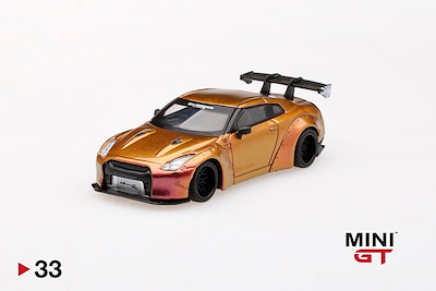 Mini GT - LB☆WORKS Nissan GT-R (R35) Magic Bronze 1/64 | Müzayede APP