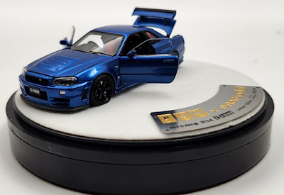 PGMxOnemodel Nismo GTR R34 Z-Tune Mavi-1:64 Ölçek | Benim Müzayedem