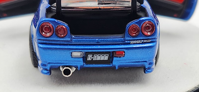 PGMxOnemodel Nismo GTR R34 Z-Tune Mavi-1:64 Ölçek | Benim Müzayedem