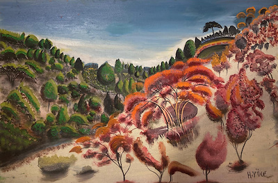 Hüseyin Yüce imzalı tablo — Yağlı Boya, 40×60 cm, 55.000 TL müzayede satışı