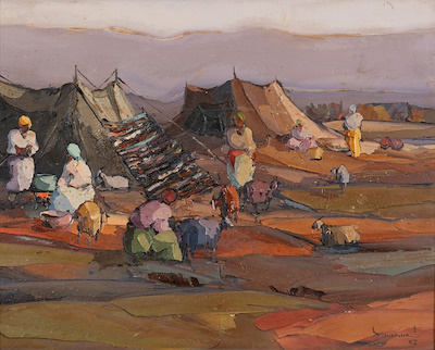 Saim Dursun imzalı tablo — Yağlı Boya, 40×50 cm, 180.000 TL müzayede satışı