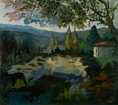 Öznur Eren imzalı tablo — Yağlı Boya, 90×100 cm, 60.000 TL müzayede satışı