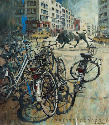 Osman Akça imzalı tablo — Yağlı Boya, 75×65 cm, 95.000 TL müzayede satışı