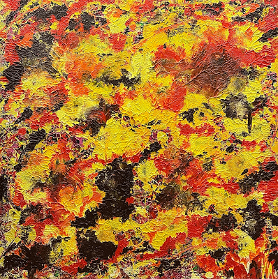 Rasin Berk imzalı tablo — Yağlı Boya, 128×128 cm, 45.000 TL müzayede satışı