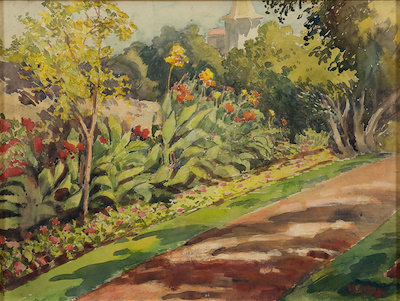 Mehmet Ali Laga imzalı tablo — Sulu Boya, 35×47 cm, 55.000 TL müzayede satışı