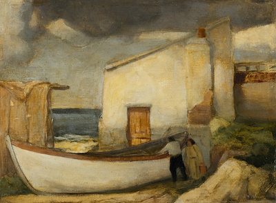 Fahrettin Arkunlar imzalı tablo — Yağlı Boya, 29×30 cm, 250.000 TL müzayede satışı