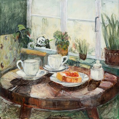 Bengü Bahar imzalı tablo — Yağlı Boya, 50×50 cm, 30.000 TL müzayede satışı
