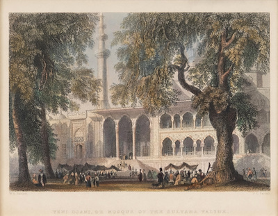 William Henry Bartlett imzalı tablo — Gravür, 15×20 cm, 1.500 TL müzayede satışı