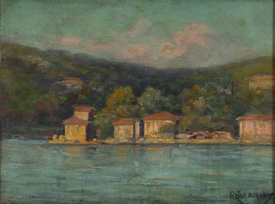 Rafet Başokçu imzalı tablo — Yağlı Boya, 35×46 cm, 180.000 TL müzayede satışı