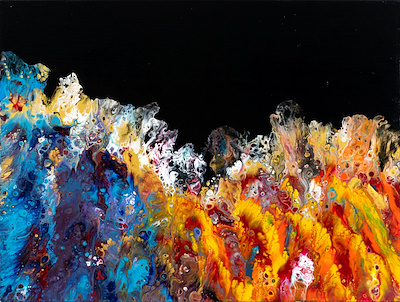 Kudret Çetinkaya imzalı tablo — Akrilik Boya, 60×80 cm, 3.000 TL müzayede satışı