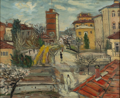 Eşref Üren imzalı tablo — Yağlı Boya, 46×59 cm, 166.000 TL müzayede satışı
