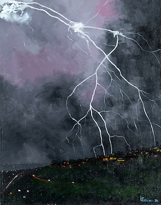 İsmail Güven imzalı tablo — Yağlı Boya, 50×40 cm, 5.000 TL müzayede satışı