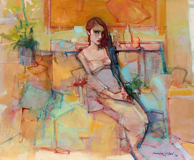Mahir Güven imzalı tablo — Yağlı Boya, 50×60 cm, 114.000 TL müzayede satışı