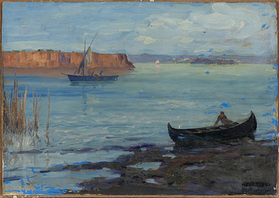 Dimitrie Florian imzalı tablo — Yağlı Boya, 34×48 cm, 17.000 TL müzayede satışı