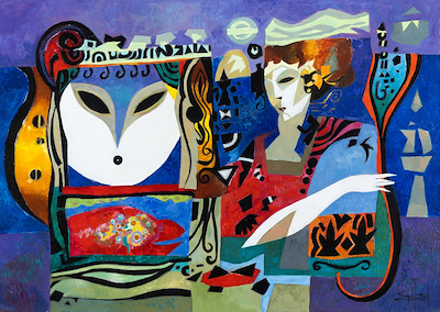Haluk Evitan imzalı tablo — Yağlı Boya, 50×70 cm, 41.000 TL müzayede satışı
