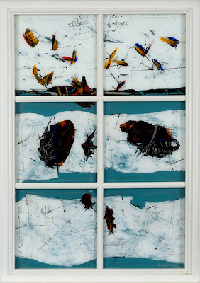 Ekrem Kadak imzalı tablo — Karışık Teknik, 85×57 cm, 30.000 TL müzayede satışı