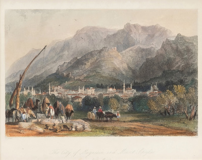 T.allom -j.c Bentley imzalı tablo — Gravür, 16×21 cm, 1.500 TL müzayede satışı