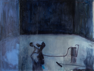Saim Erken imzalı tablo — Yağlı Boya, 75×100 cm, 60.000 TL müzayede satışı