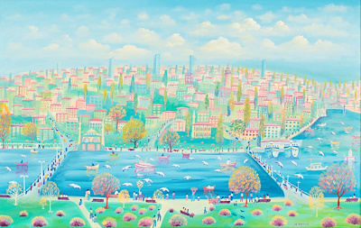 Mehmet Arpacık imzalı tablo — Yağlı Boya, 70×110 cm, 47.500 TL müzayede satışı