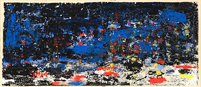 Albert Bitran imzalı tablo — Yağlı Boya, 16×37 cm, 40.000 TL müzayede satışı