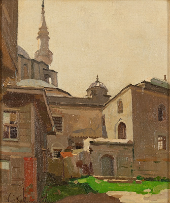 Naci Kalmukoğlu imzalı tablo — Yağlı Boya, 37×30 cm, 155.000 TL müzayede satışı