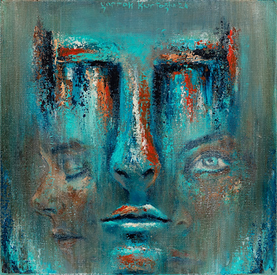 Yaprak Kurtoğlu imzalı tablo — Yağlı Boya, 30×30 cm, 7.500 TL müzayede satışı