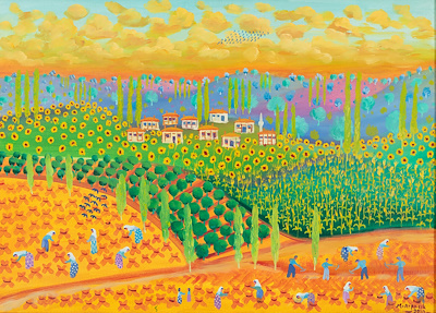Mehmet Arpacık imzalı tablo — Yağlı Boya, 50×70 cm, 37.500 TL müzayede satışı