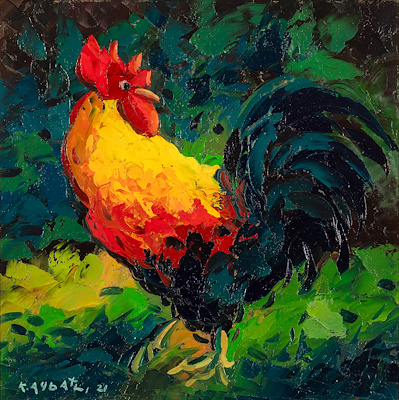 Kayhan Aybatlı imzalı tablo — Yağlı Boya, 60×60 cm, 8.000 TL müzayede satışı