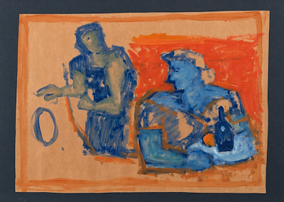 Fikret Mualla imzalı tablo — Guaj, 42×58 cm, 1.100.000 TL müzayede satışı