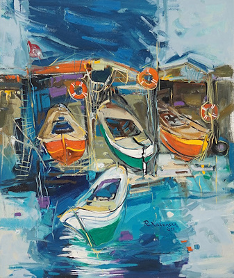 Raif Kalyoncu imzalı tablo — Yağlı Boya, 70×60 cm, 7.500 TL müzayede satışı