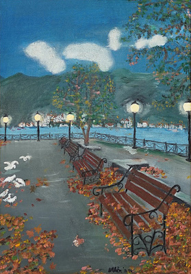 Osman Müftüoğlu imzalı tablo — Yağlı Boya, 50×35 cm, 3.000 TL müzayede satışı