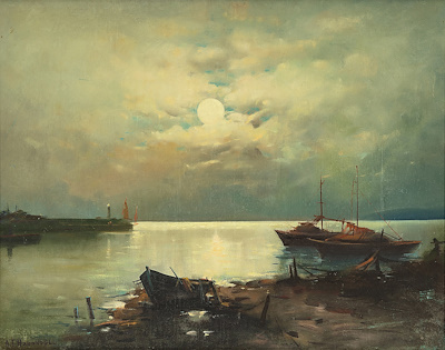 Alizade Tariyel Hasanoğlu imzalı tablo — Yağlı Boya, 50×65 cm, 12.000 TL müzayede satışı
