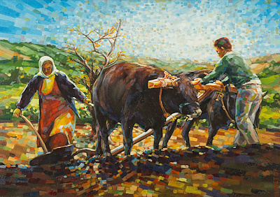 Kudret imzalı tablo — Yağlı Boya, 70×100 cm, 12.000 TL müzayede satışı