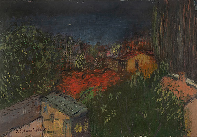 İhsan Cemal Karaburçak imzalı tablo — Yağlı Boya, 34×49 cm, 585.000 TL müzayede satışı