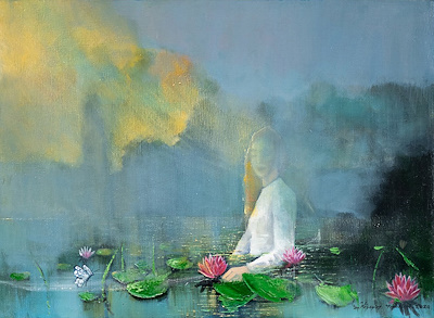 Hüseyin Yıldırım imzalı tablo — Yağlı Boya, 50×70 cm, 8.000 TL müzayede satışı