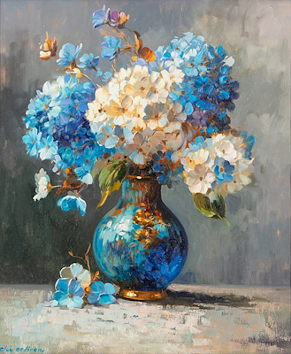 Elçi Erdiren imzalı tablo — Yağlı Boya, 58×48 cm, 30.000 TL müzayede satışı