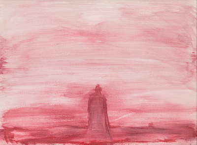 Erman Gürcüm imzalı tablo — Guaj, 50×74 cm, 9.000 TL müzayede satışı
