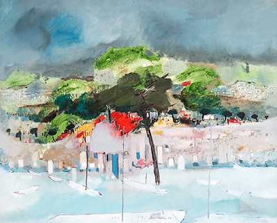Zeki Şahin imzalı tablo — Yağlı Boya, 80×100 cm, 8.000 TL müzayede satışı