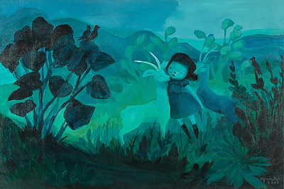 Aysun Öz imzalı tablo — Akrilik Boya, 50×75 cm, 60.000 TL müzayede satışı